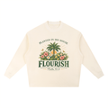 By Faith “Flourish” Knitted Round Neck Oversized Sweatshirt