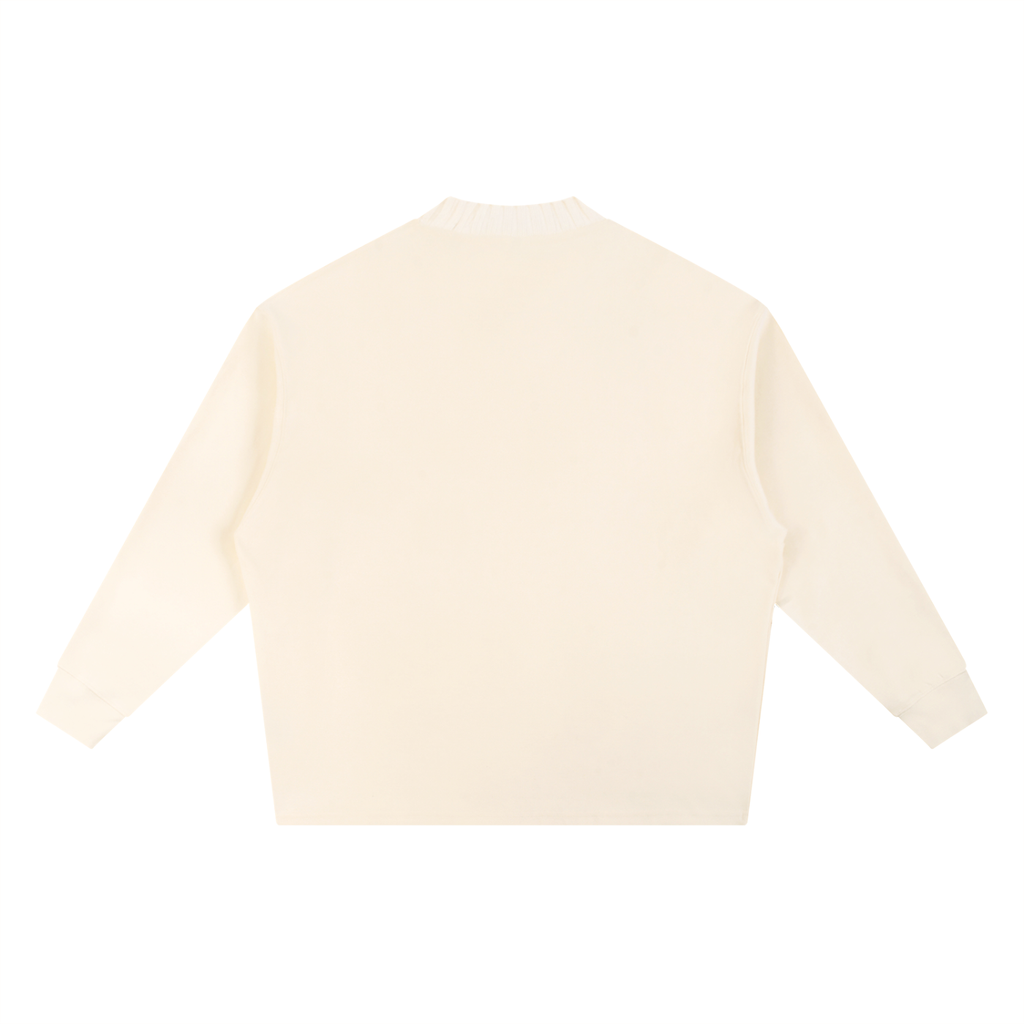 By Faith “Flourish” Knitted Round Neck Oversized Sweatshirt