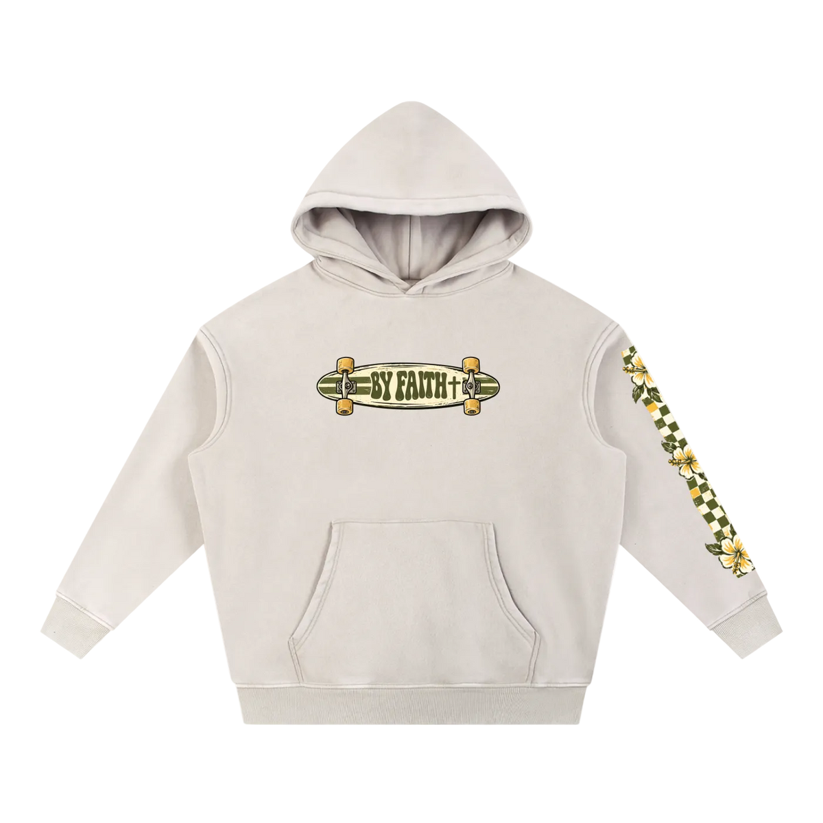 Retro Skateboard Oversized Hoodie
