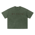 Men’s basic Vintage Wash Boxy T-Shirt