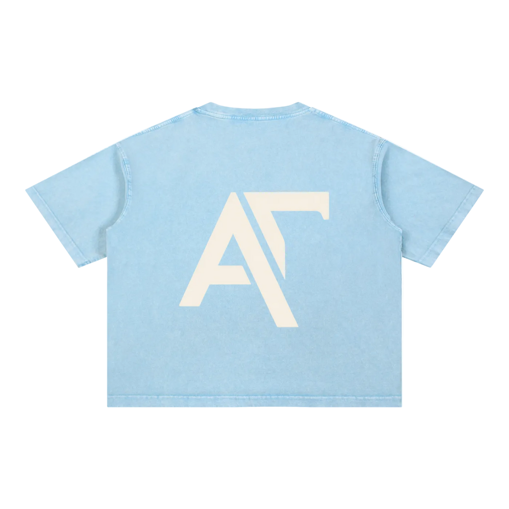 By Faith Mineral Wash Boxy Cotton T-Shirt