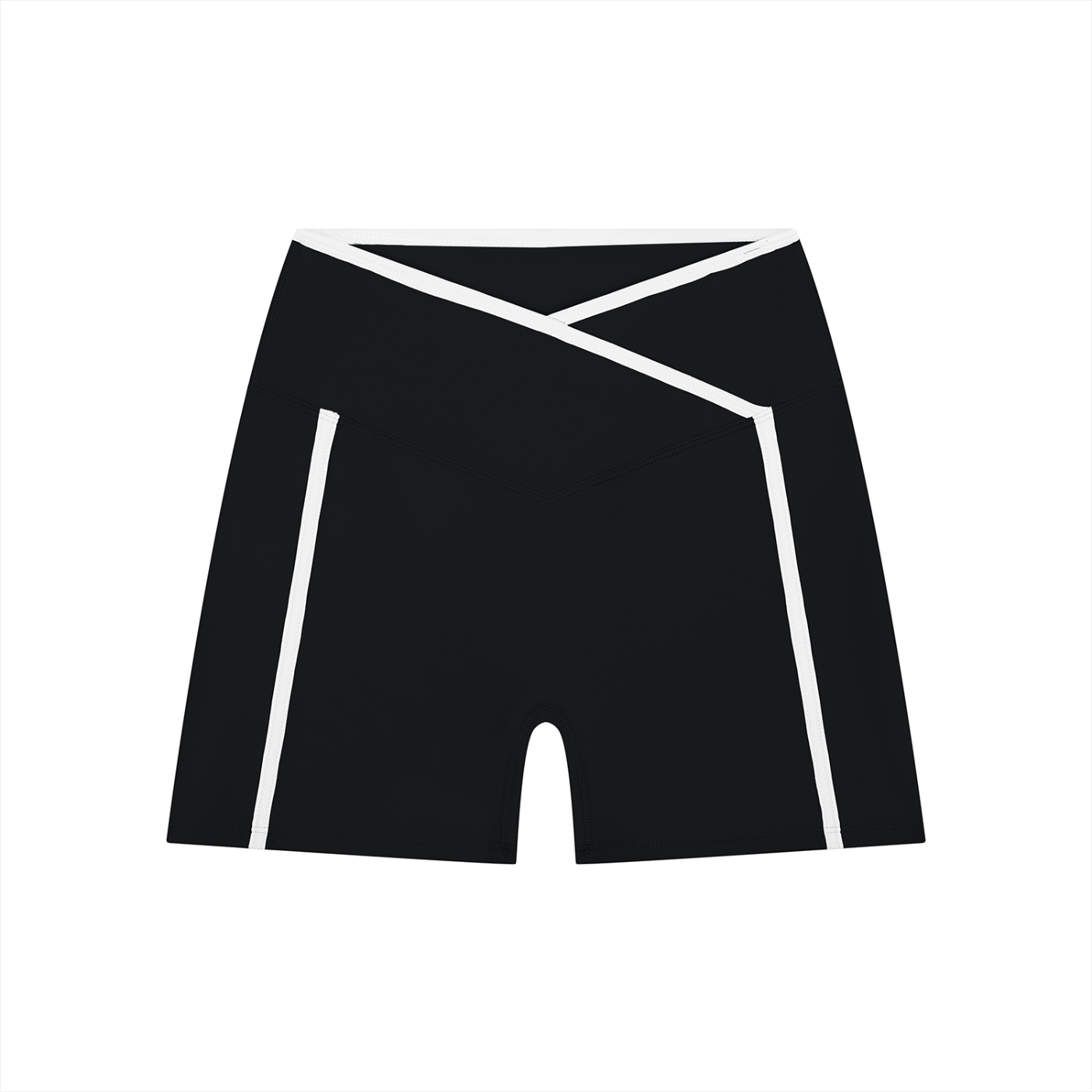 Color Block Yoga Shorts