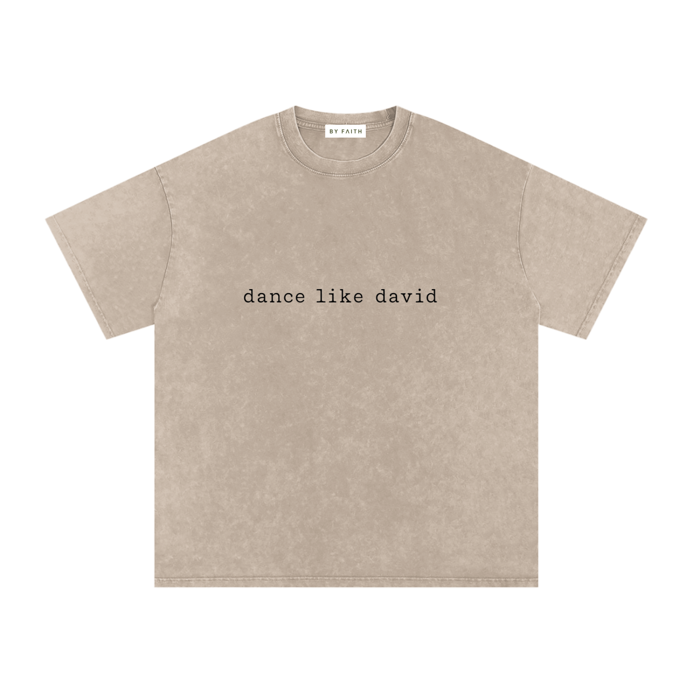 By Faith “Dance Like David” Oversized Cotton T-Shirt
