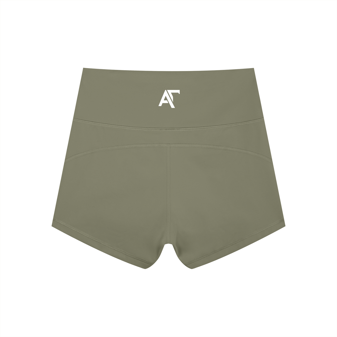 Athletic Club “Olive” Cropped high waist yoga shorts